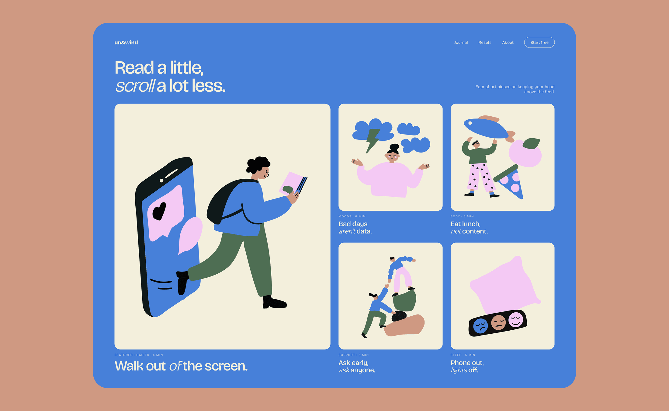 Journal website — four short reads on keeping your head above the feed