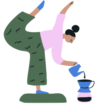 Morning ritual — self-care illustration